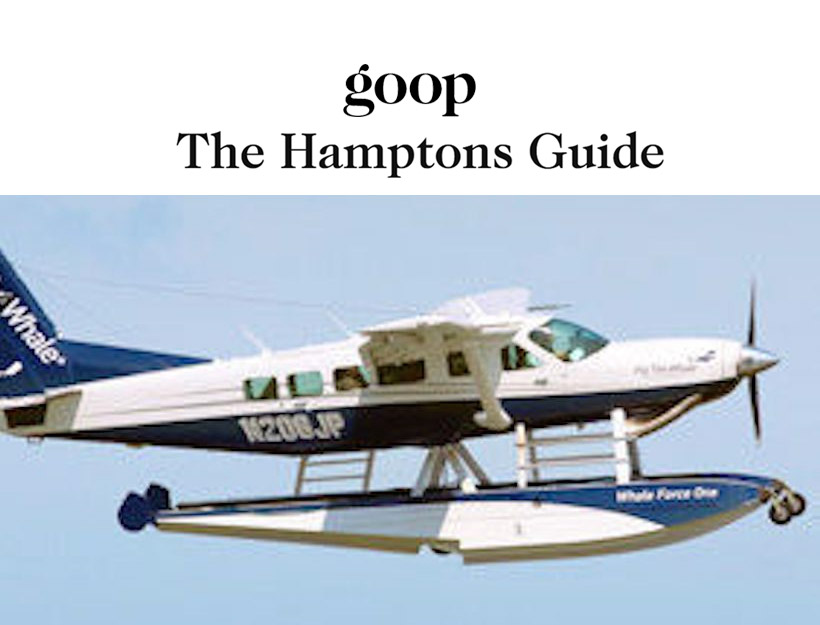 GOOP Travel Guide to the Hamptons Recommends Fly The Whale